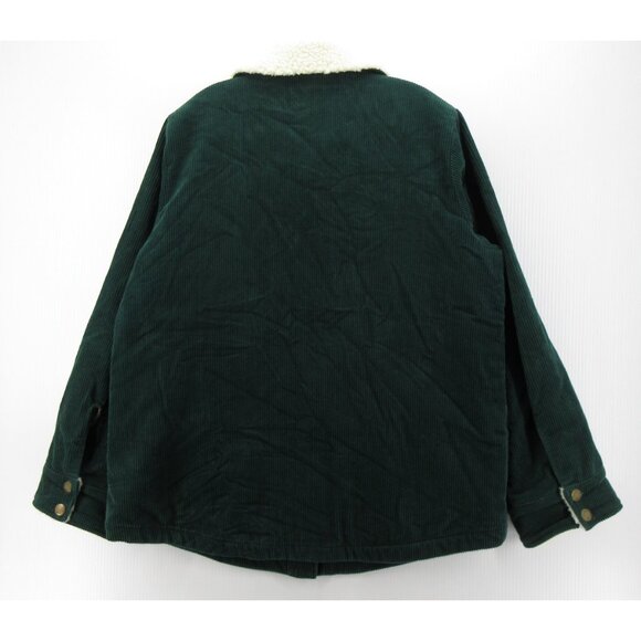 Faherty Jacket XL Corduroy Barn Chore Coat Muriel Fleece Collar - Picture 7 of 12